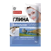 Сокровища родного края Глина голубая Байкальская омолаживающая 75г