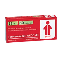 Триметазидин-АКОС МВ таб модиф высв п/о 35мг N60