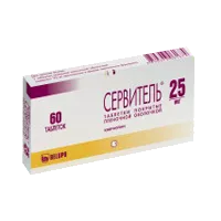 Сервитель таб п.п.о. 25мг N60