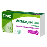 Лоратадин-Тева таб 10мг N30