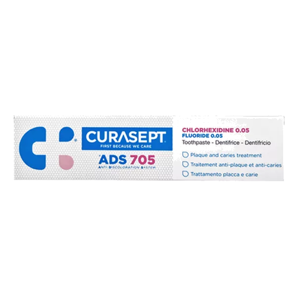 Зубная паста CURASEPT (ADS705) гель хлоргексидин 0,05% 75мл
