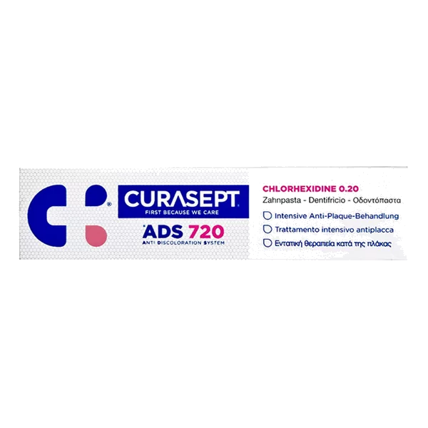 Зубная паста CURASEPT (ADS720) гель хлоргексидин 0,2% 75мл