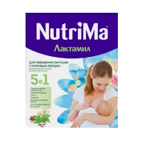 NutriMa Лактамил 5в1 продукт сухой для повышения лактации у кормящих женщин 350г