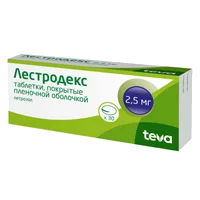 Лестродекс таб п.п.о. 2,5мг N30