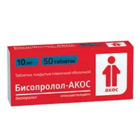 Бисопролол-АКОС таб п.п.о. 10мг N50