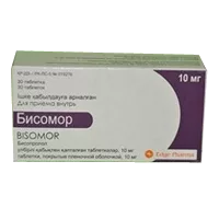 Бисомор таб п.п.о. 10мг N30