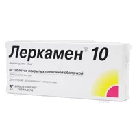Леркамен 10 таб п.п.о. 10мг N60