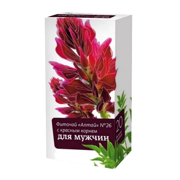 Фиточай Алтай №26 ДЛЯ МУЖЧИН с красным корнем 2г N20
