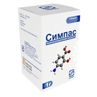 Симпас таб кишечнораств п/о 1г N500