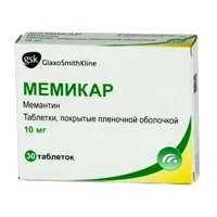 Мемикар таб п.п.о. 10мг N30
