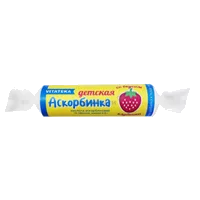 Аскорбинка с сахаром КФК таб вкус смородины 2,9г N10