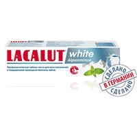 Зубная паста Lacalut white Alpenminze профилактическая 75мл