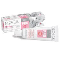 Зубная паста ROCS PRO Baby Минеральная защита и Нежный уход от 0-3 лет 45г