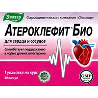 Атероклефит Био ЭВАЛАР капсулы 250мг N60