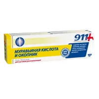 911 Муравьиная кислота и Окопник гель-бальзам для суставов 100мл