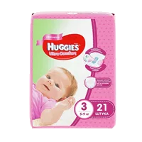 Подгузники детские Huggies Ultra Comfort Для Девочек р.3 (5-9кг) N21