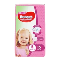 Подгузники детские Huggies Ultra Comfort Для Девочек р.5 (12-22кг) N15