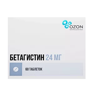 Бетагистин таб 24мг N60