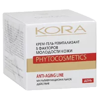 KORA Крем-гель ANTI-AGE Ревитализант 5 факторов молодости кожи 50мл
