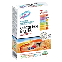 Каша овсяная ЛЕОВИТ Худеем за неделю 6 вкусов ассорти 40г N7