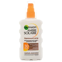 AMBRE SOLAIRE Солнцезащитный спрей SPF30 Идеальный загар 200мл