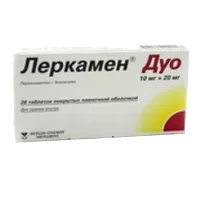 Леркамен Дуо таб п.п.о. 10мг 20мг N28