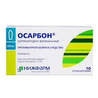 Осарбон супп ваг 250мг N10