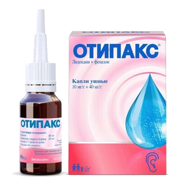 Отипакс 10 мг/г+40 мг/г кап ушн 16г N1