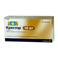 Крестор таб п.п.о. 10мг N98