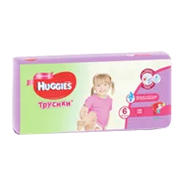 Подгузники детские Huggies трусики Для Девочек р.6 N30