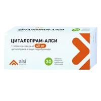 Циталопрам-АЛСИ таб п.п.о. 40мг N30