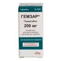 Гемзар лиоф д/конц для р-ра д/инф 200мг N1