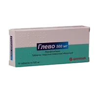 Глево таб п.п.о. 500мг N10