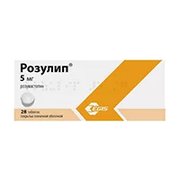 Розулип таб п.п.о. 5мг N28