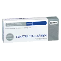 Суматриптан-АЛИУМ таб п.п.о. 100мг N2