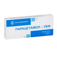 Парацетамол-УБФ таб 500мг N20