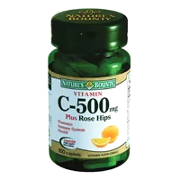 Natures Bounty Витамин C 500 мг и Шиповник таблетки 673мг N100
