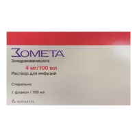 Зомета р-р д/инф 4мг/100мл 100мл N1