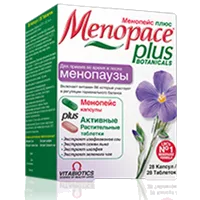 Менопейс плюс Menopace plus VITABIOTICS таблетки и капсулы набор 940мг 577,1мг N56