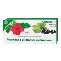 Напиток чайный Дары природы Лекра-СЭТ Каркадэ с листьями смородины 1,5г N20