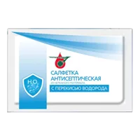 Салфетка антисептическая АППОЛО с перекисью водорода 130х180мм N1