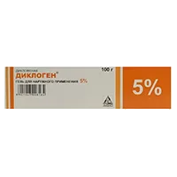 Диклоген гель д/наружн пр 1% 100г N1