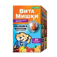 ВитаМишки Calcium+ пастилки жев 2500мг N30