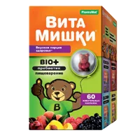 ВитаМишки Smart Fruits Bio+ пребиотик пастилки жев 2500мг N60