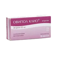 Овипол Клио супп ваг 0,5мг N15
