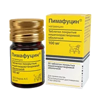 Пимафуцин таб кишечнораств п/о 100мг N20