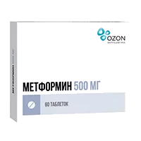 Метформин таб 500мг N60