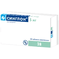 Синглон таб жев 5мг N28