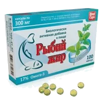 Рыбий жир RealCaps с мелиссой капсулы 300мг N100