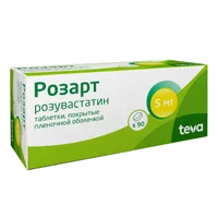 Розарт таб п.п.о. 5мг N90